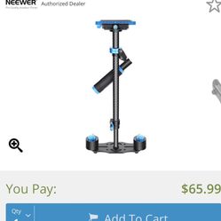 Neewer 24" Carbon Fiber Camera Stabilizer with Quick Release Plate