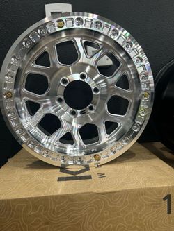 17x9 KM444 Raw machine kmc wheel 6x5.5 -12 offset