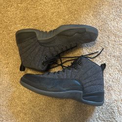 Jordan 12 black suede 