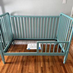 Teal Crib/Toddler Bed