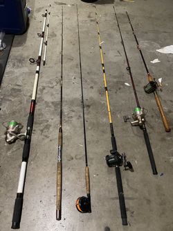 Fishing Pole/Reel Assortment 