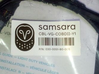   Cable Samsara Light Vehicle Gateway Cable, Brand New!