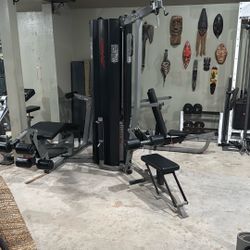 Commercial Gym, Equipment, Life Fitness, Three Stack Complete Jim Train Your Entire Body And Great Condition