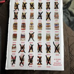 Estate Budweiser Xmas Steins