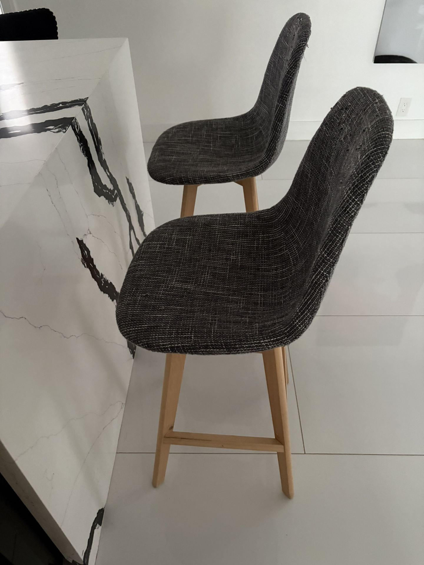Gray Barstools Like New