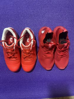 Two pairs sneakers ladies, Size 6, red U.S.Polo, and Fila very good condition 