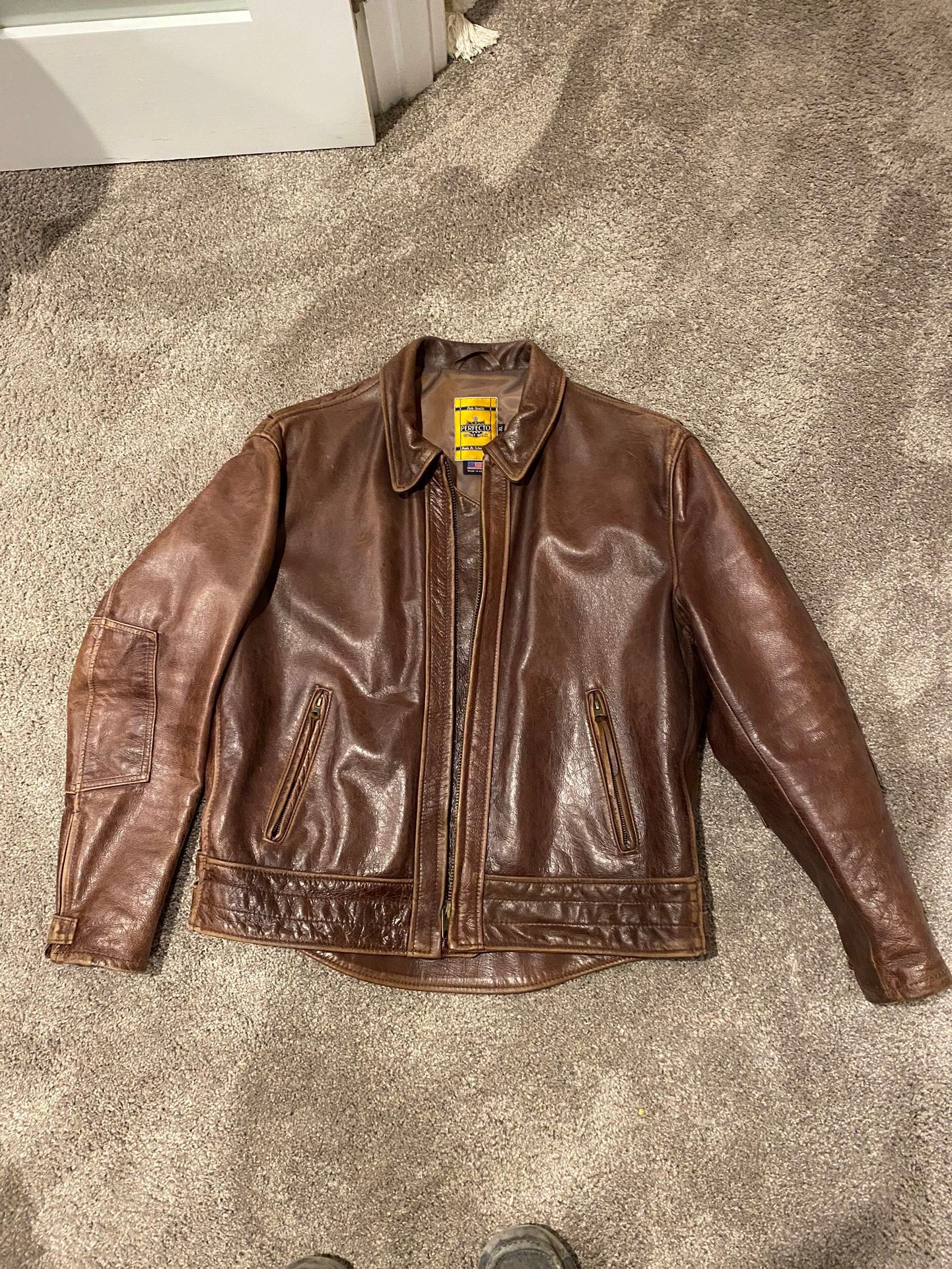 Men’s Leather Jacket - Schott NYC - Perfecto