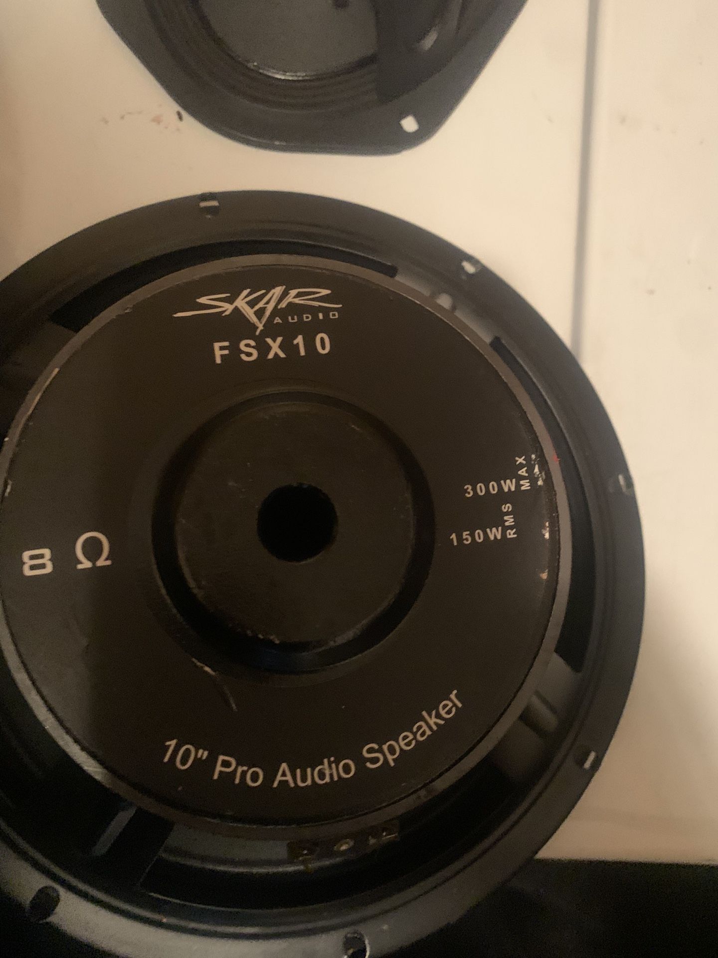  10inch Skar Audio 8ohms, 6\9 Prvs  And Two End