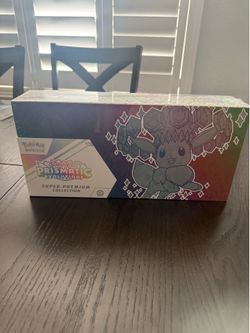 Pokémon TCG Scarlet & Violet Prismatic Evolutions Super-Premium Collection Box