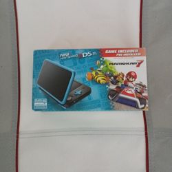 Nintendo 2DS XL (Black), UNOPENED/NEW IN BOX, with Mario Kart 7