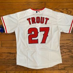 Trout White Angels Jersey