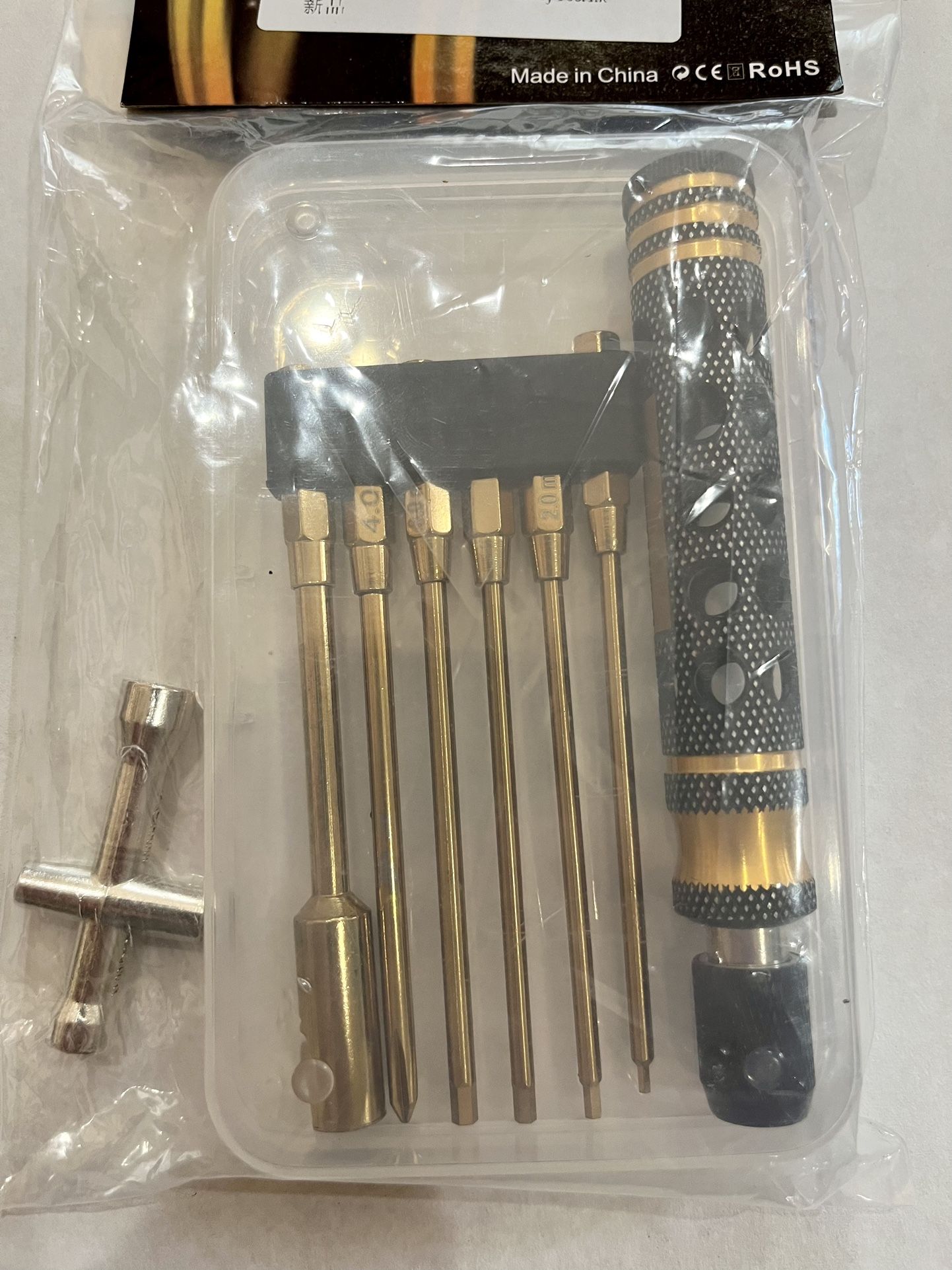 6 in 1 RC Hex Driver Screwdriver Set 1.5mm 2.0mm 2.5mm 3.0mm & Hex Nut