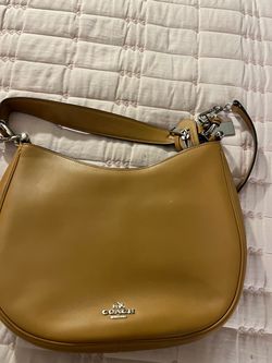 Coach mustard colored purse