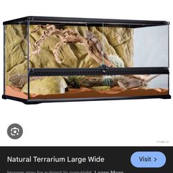 20 gallon Front Opening Terrarium 