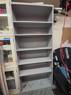 Metal garage shelf unit
