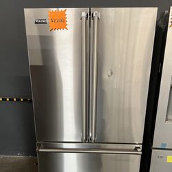 Viking Stainless Steel French Door Refrigerator 
