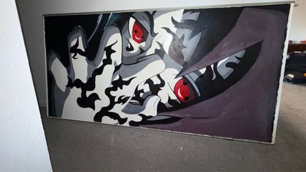 Sasuke Uchiha Hand Painted Drawing