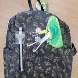 Rick And Morty Backpack NEW