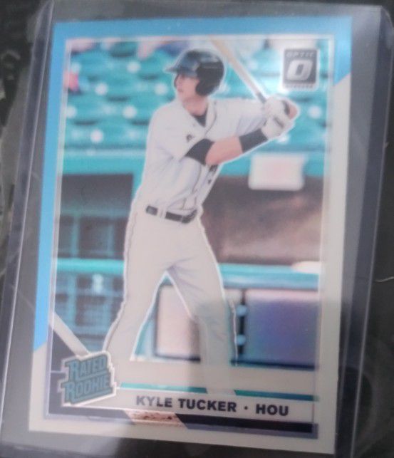 Kyle Tucker Carolina Blue Prizm Rated Rookie Baseball Card