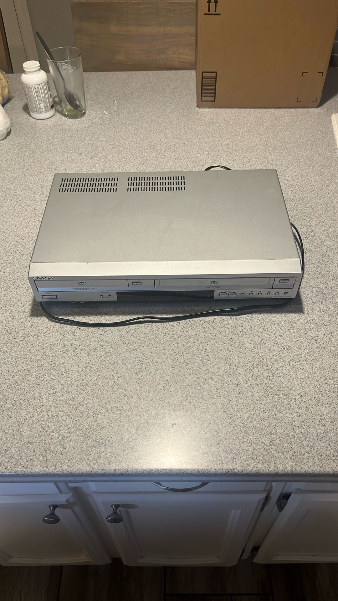 Sony Vhs Player Dvd Player Works Tested No Remote
