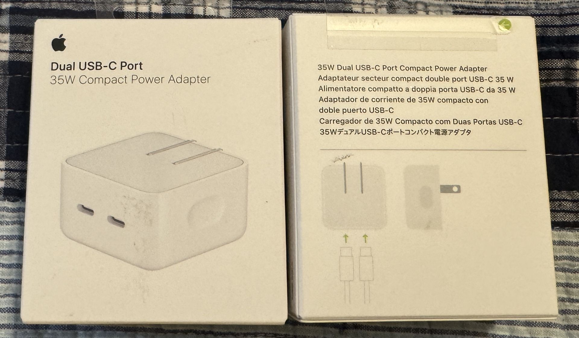 Apple 35 Watt Dual USB-C Power Adapter (Brand New)