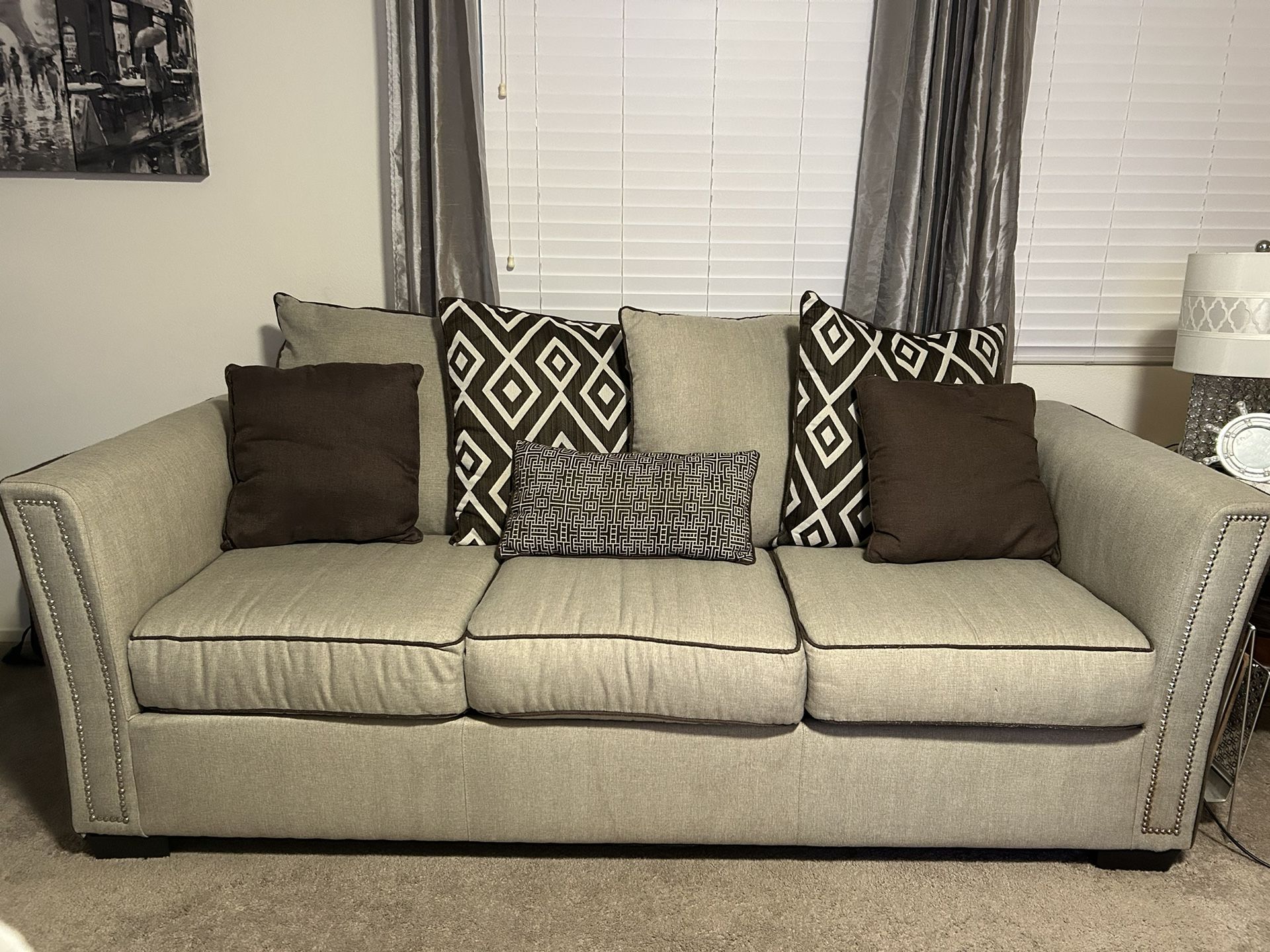 3 Seater Ashley Furniture Sofa $150