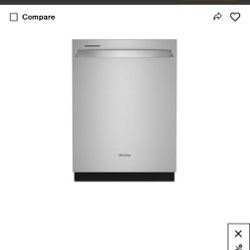 Whirlpool  Built-In Stainless Steel Tub Dishwasher 