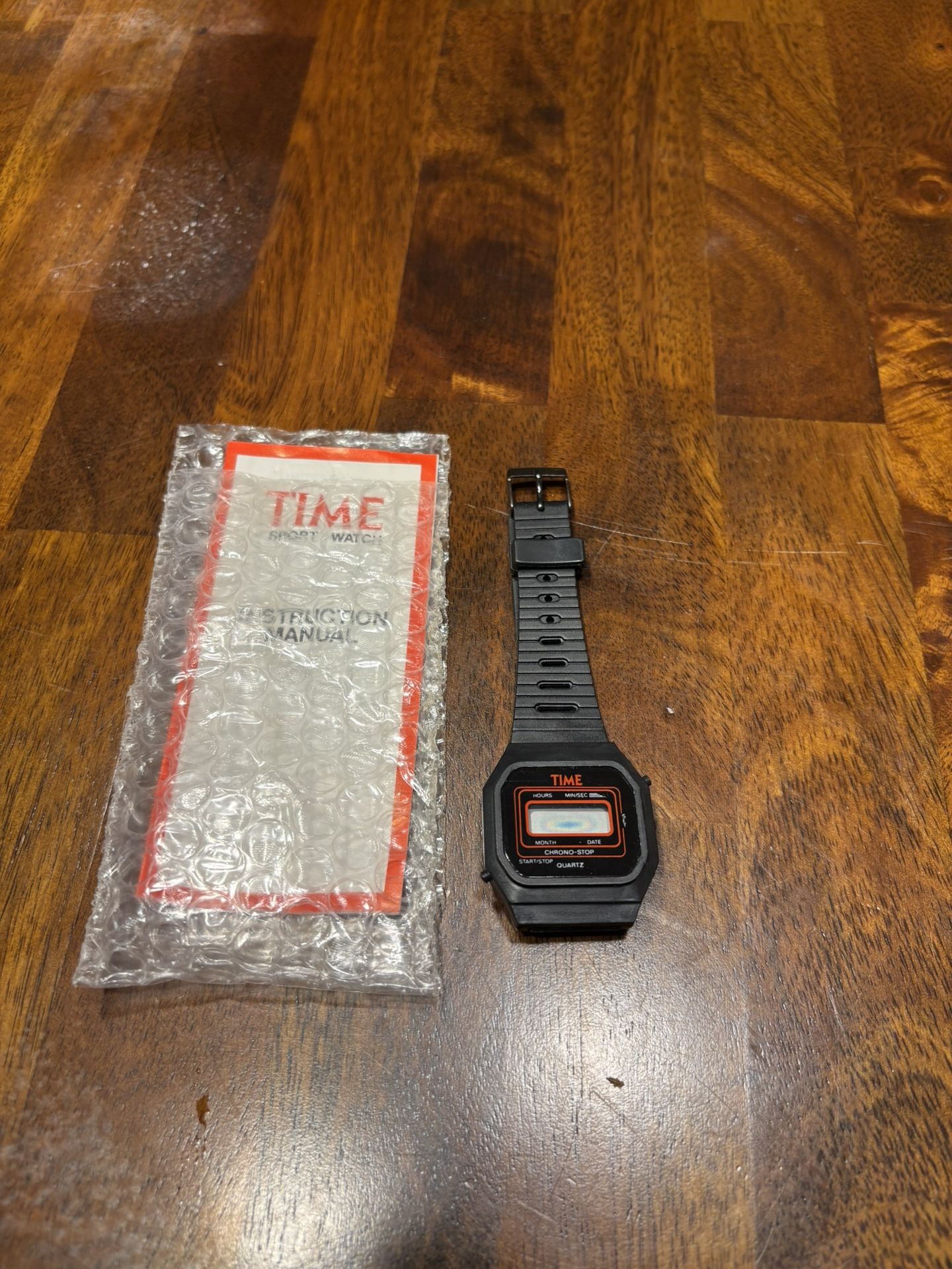 TIME Magazine Sports Watch - Promotional Giveaway including Instruction Manual
