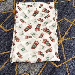 1/2 Yard Starbucks Fabric Material 