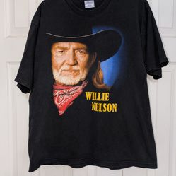 Vintage 90s Willie Nelson t shirt * 16 biggest hits classic country music tour