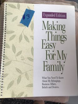 Making Things Easy For My Family 