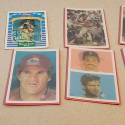 Sportsflics Baseball Cards. Rose, Ripen, Carew, Sandberg 