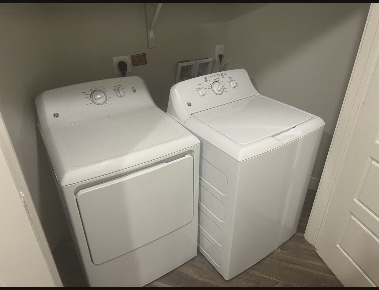 GE new In Box washer And dryer Set