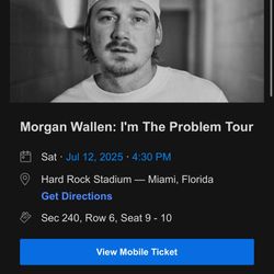 Morgan Wallen Suite Level Tickets 