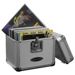 Odyssey KLP2SIL, KROM Series Silver Stackable Record / Utility Case For 70 12″ Vinyl Records And LPs
