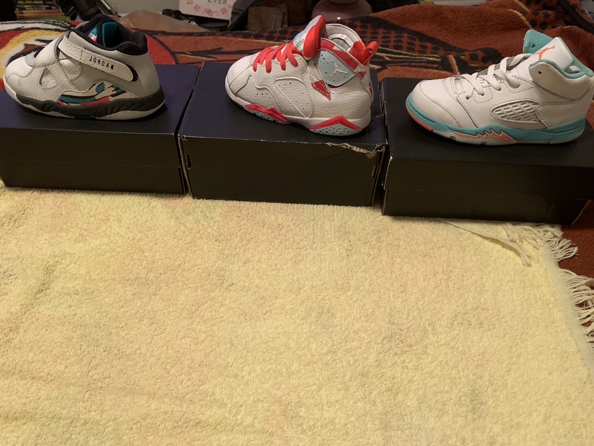 All size 9 $40 each ....all 3 pair for $100.. condition like New)