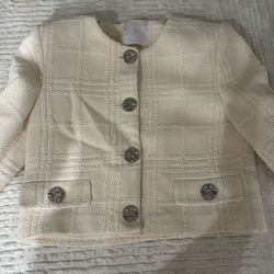 Beautiful Mango Cream Blazer 