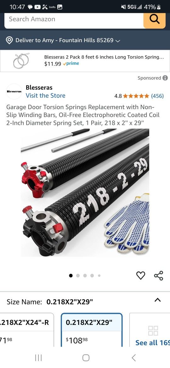 Garage Door Springs Sets