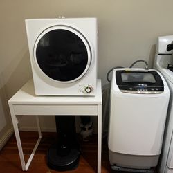 Black & Decker Automatic Washing Machine & Costway Compact Portable Dryer