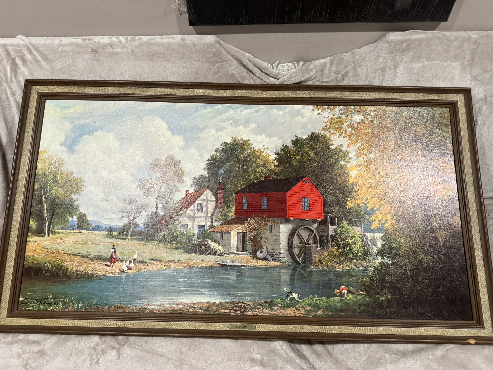 E  . Thomas "Red Watermill"  X-Large Size