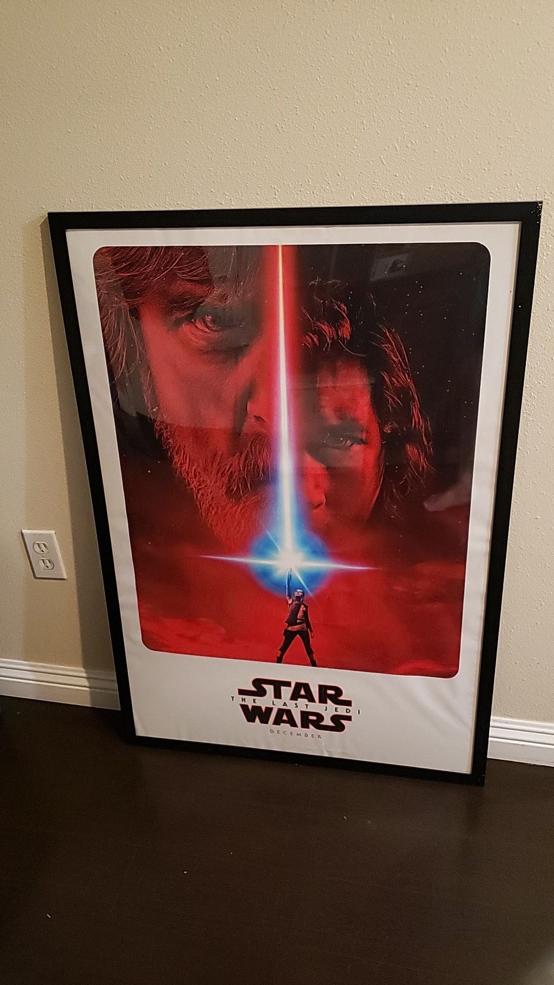 Star Wars The Last Jedi 27x40 Framed Movie Poster