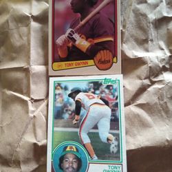 Tony Gwynn Topps/Donruss Rookie Cards.