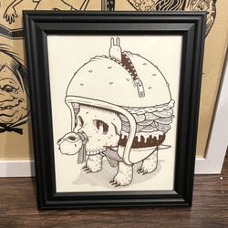 Jeremy Fish Giclee 8” X 10” Framed 