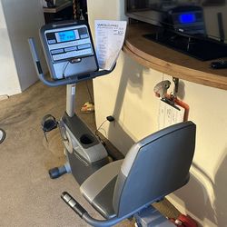 Weslo Pursuit CT59 Recumbent Exercise Bike-Excellent Condition