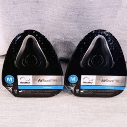 NEW 2 Pcs. ResMed AirTouch F20 Full Face Cushions M Medium Memory Foam 
