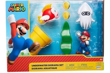>> BraNd NeW<<
Nintendo Super Mario Underwater Figure Diorama Play Set<<
