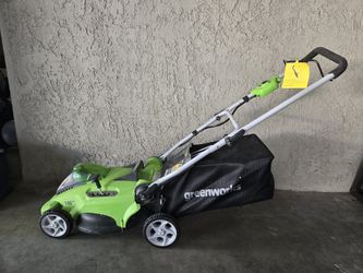 Greenworks 40V 16" Cordless Lawn Mower, Ultra-Light Push Mower with 4.0Ah Battery & Charger