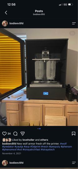 Peopoly phenom xxl resin printer