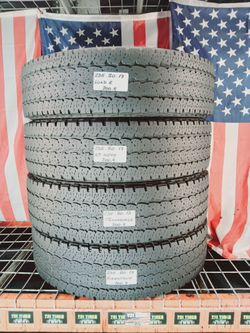 🎁 4 USED TIRES LT235/80R17 FIRESTONE TRANSFORCE AT 235 80 17