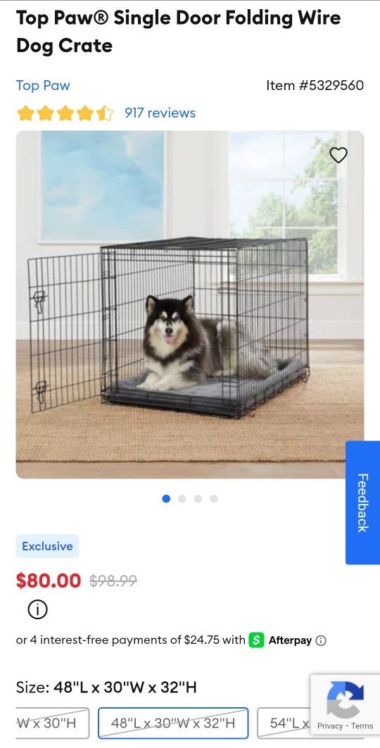 XL TopDog Dog Crate (Pan Not Included)
